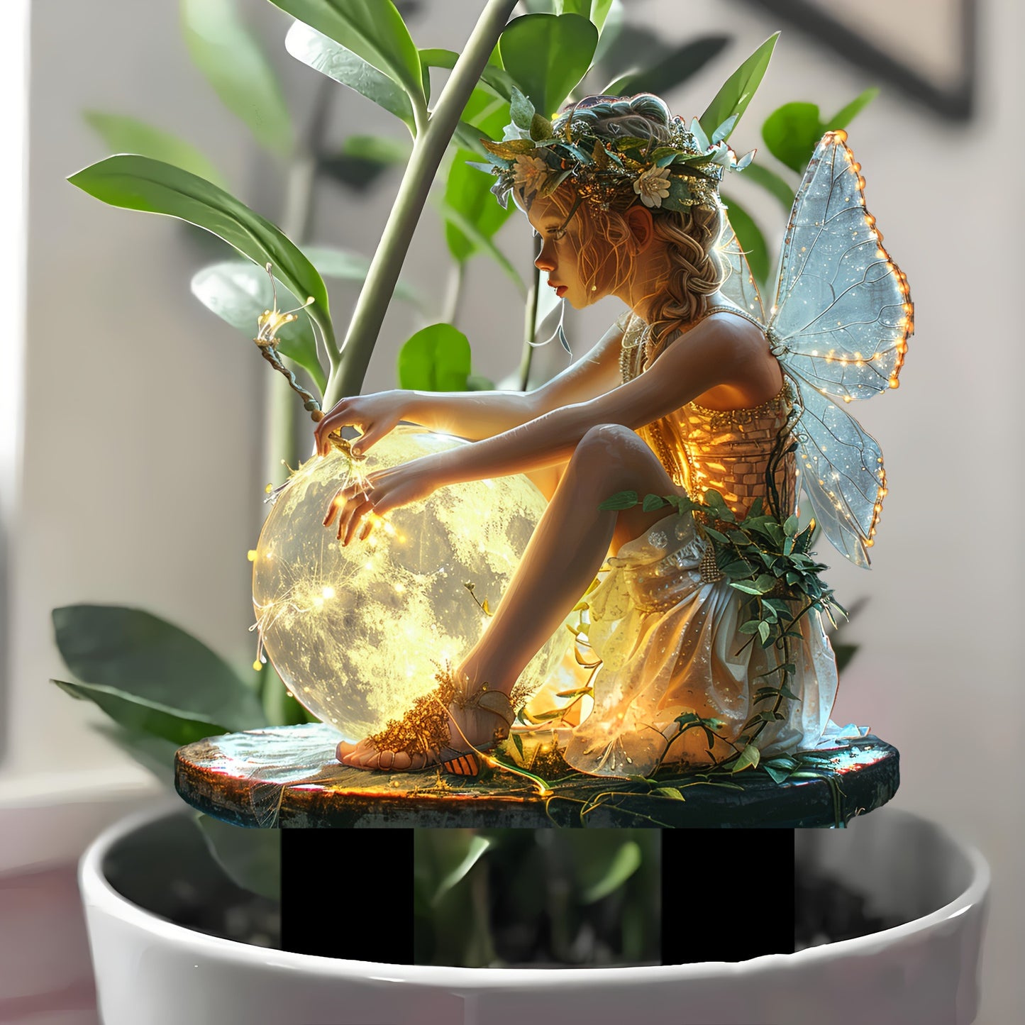 2D Fairy Light-Catching Acrylic Garden Stake Decor