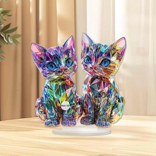 Acrylic Cat Tabletop Decor
