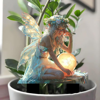 2D Fairy Light-Catching Acrylic Garden Stake Decor